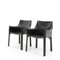 Cab 413 Armchairs by Mario Bellini for Cassina, 1990s, Set of 2 1