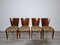 Art Deco Style Dining Chairs attributed to Jindrich Halabala, 1940s, Set of 4, Image 1