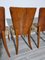 Art Deco Style Dining Chairs attributed to Jindrich Halabala, 1940s, Set of 4, Image 12