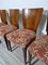 Art Deco Style Dining Chairs attributed to Jindrich Halabala, 1940s, Set of 4 5