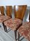 Art Deco Style Dining Chairs attributed to Jindrich Halabala, 1940s, Set of 4, Image 5