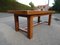 Brutalist Oak Coffee Table with Inlaid Top, 1970s 13