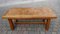 Tavolino da caffè brutalista in quercia con ripiano intarsiato, anni '70, Immagine 11