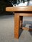 Brutalist Oak Coffee Table with Inlaid Top, 1970s 2