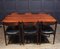 Tavolo da pranzo e sedie di Gianfranco Frattini, Italia, anni '50, set di 7, Immagine 17