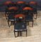 Italian Dining Table and Chairs by Gianfranco Frattini, 1950s, Set of 7 10