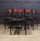 Italian Dining Table and Chairs by Gianfranco Frattini, 1950s, Set of 7, Image 6