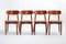 Mid-Century Oak Dining Chairs by Harry Østergaard for Randers, Denmark 1960s, Set of 4 1