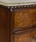 Italian Walnut Marquetry Inlaid Commode Chest of Drawers, 1950s 6