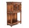 Gothic Revival Wine Bar or Sacristy Cabinet in Oak, 1920s 4