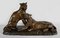 L. Riché, Lionesses, Early 20th Century, Bronze, Image 1