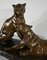 L. Riché, Lionesses, Early 20th Century, Bronze 9