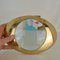 Large Decorative Brass Magnifying Glass Lens, 2000s 4