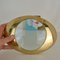 Large Decorative Brass Magnifying Glass Lens, 2000s, Image 4
