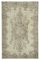 Vintage Turkish Beige Cotton Area Rug, Image 1