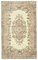 Vintage Turkish Beige Area Rug, Image 1