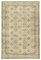 Tapis Vintage en Coton Beige, Turquie 1