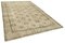 Tapis Vintage en Coton Beige, Turquie 2