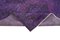 Grand Tapis Vintage Violet en Coton 6