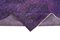 Large Vintage Purple Area Rug in Cotton 6