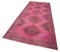 Turkish Pink Overdyed Runner Rug, Image 3