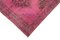 Turkish Pink Overdyed Runner Rug, Image 4