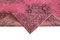 Turkish Pink Overdyed Runner Rug, Image 6