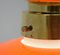 Lampe à Suspension Orange en Verre Murano par Alessandro Pianon pour Vistosi 10