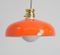 Lampe à Suspension Orange en Verre Murano par Alessandro Pianon pour Vistosi 1