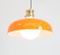 Orange Murano Glass Pendant Lamp by Alessandro Pianon for Vistosi 3
