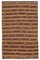 Alfombra Kilim oriental marrón, Imagen 1