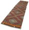 Multicolor Oriental Kilim Runner Rug, Image 3