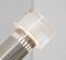 Lámpara de pared vintage de cromo y vidrio acrílico, Imagen 9