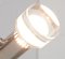Lámpara de pared vintage de cromo y vidrio acrílico, Imagen 10