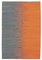 Orangefarbener Kelim Teppich, 2000er 1