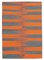 Tappeto Kilim arancione, inizio XXI secolo, Immagine 1