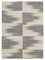 Tappeto Kilim beige e grigio, inizio XXI secolo, Immagine 1