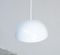White Flower Pot Hanging Lamps by Verner Panton, Set of 2 8
