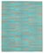 Tapis Kilim Turquoise, 2000s 1