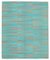 Turquoise Kilim Rug, 2000s, Image 1