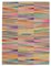 Tapis Kilim Multicolore, 2000s 1