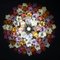 Mid-Century Multicolored Murano Glass Tronchi Chandelier, 1970s, Image 6