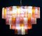 Lustre Tronchi Mid-Century en Verre de Murano Multicolore, 1970s 9