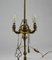 Electrified 2-Light Oil Lantern Lamp in Brass with Snake Decorations, Image 8