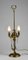Electrified 2-Light Oil Lantern Lamp in Brass with Snake Decorations, Image 7