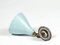 Light Blue Enameled Metal Wall Sconce in the Style of Stilnovo, Italy, 1950s, Image 6