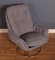 Scandinavian Chrome Base Swivel Chair, 1960s 5