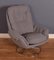 Scandinavian Chrome Base Swivel Chair, 1960s 1