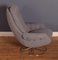 Scandinavian Chrome Base Swivel Chair, 1960s 6