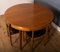 Teak Roundette Dining Table & Chairs by Hans Olsen for Frem Rølje, 1960s, Set of 7 5